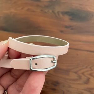 Origami Owl pale pink wrap bracelet